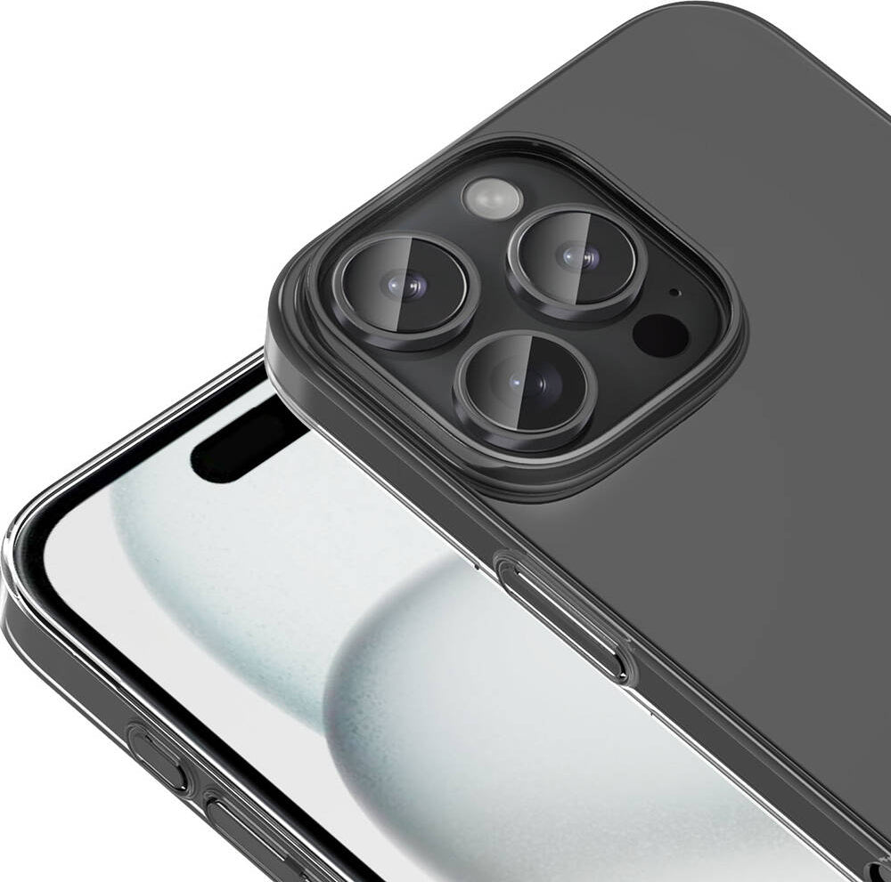Apple iPhone 16 Pro Kılıf Mnc Droga Kapak-Şeffaf