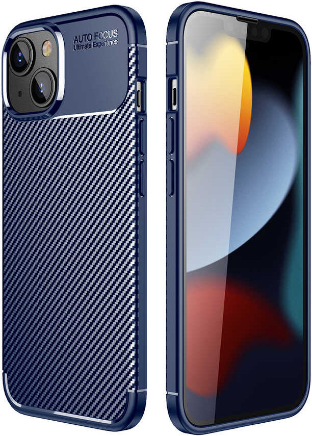 iPhone 14 Plus Uyumlu Mnc Negro Silikon Kapak-Lacivert