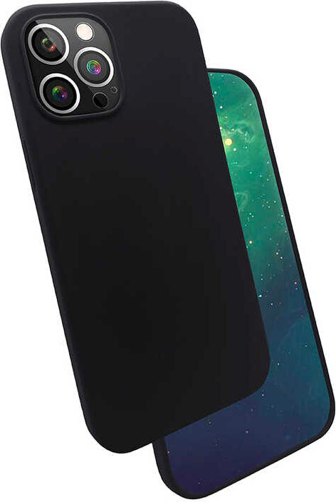 iPhone 12 Pro Uyumlu Mnc Silk Silikon-Siyah