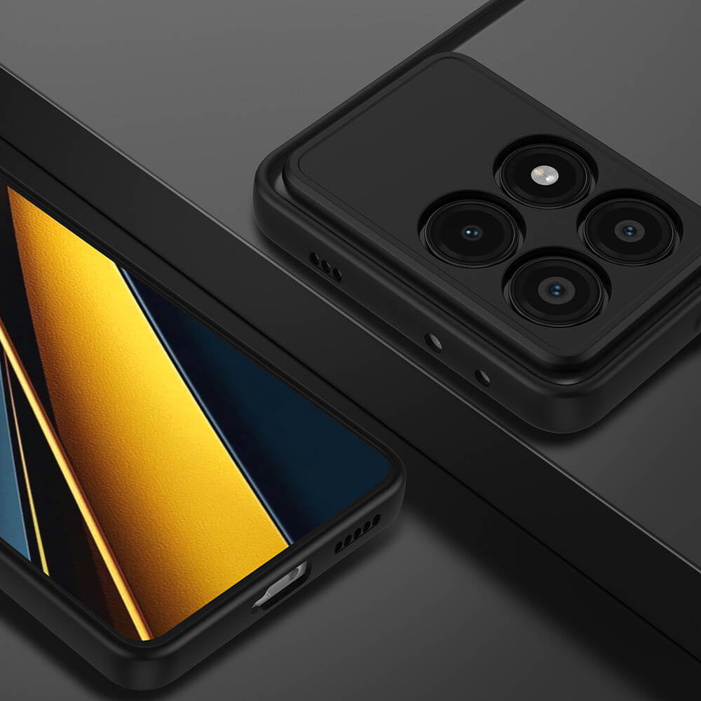 Xiaomi Poco X6 Pro Kılıf Mnc Hux Kapak-Lacivert