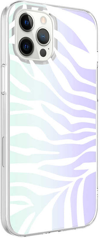 iPhone 12 Pro Uyumlu Mnc M-Blue Desenli Kapak-Zebra No1