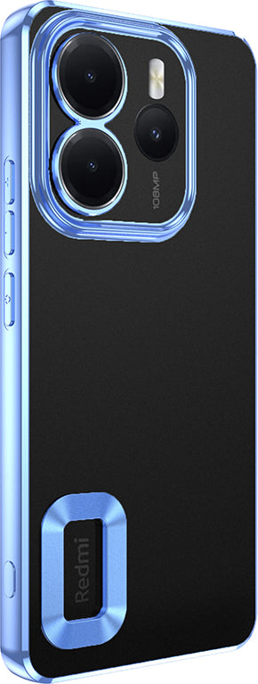 Redmi Note 14 4g Kılıf Kamera Korumalı Logo Gösteren Mnc Omega Kapak - Derin Mor