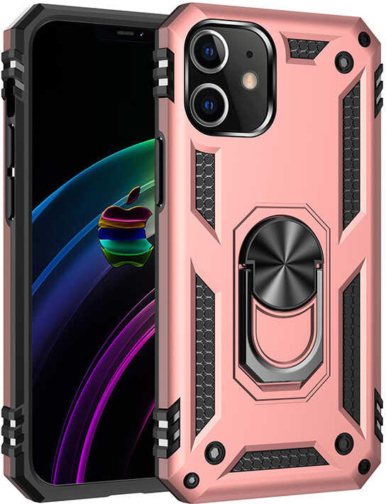 iPhone 12 Mini Uyumlu Mnc Vega Kapak-Rose Gold