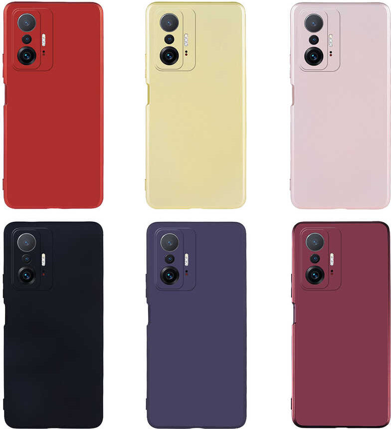 Xiaomi Mi 11T 5g Kılıf Mnc Premier Silikon Kapak-Rose Gold