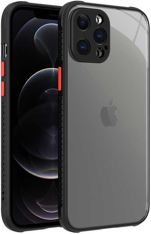 iPhone 12 Pro Max Uyumlu mnc Kaff Kapak-Kırmızı