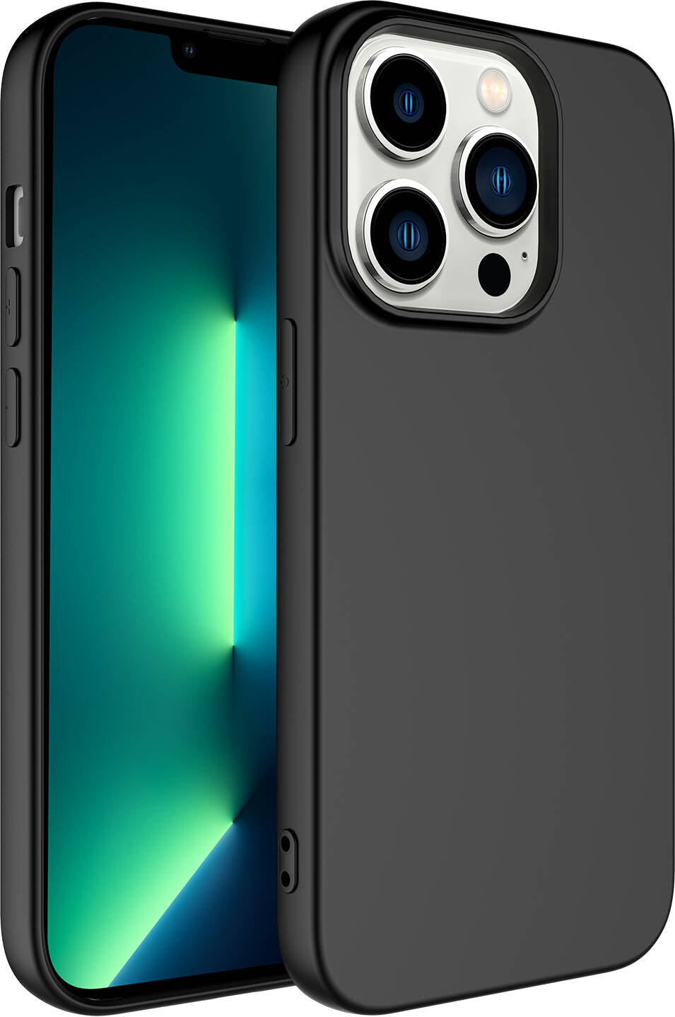 iPhone 14 Pro Max Uyumlu Mnc Lsr Laaakan Kapak-Siyah