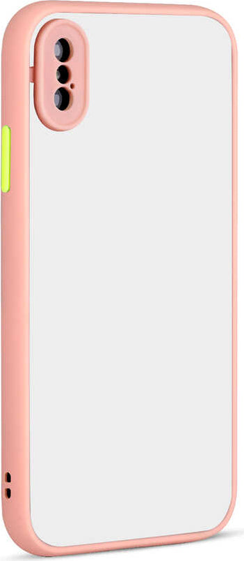 iPhone Xs Max 6.5 Uyumlu Mnc Hux Kapak-Pembe