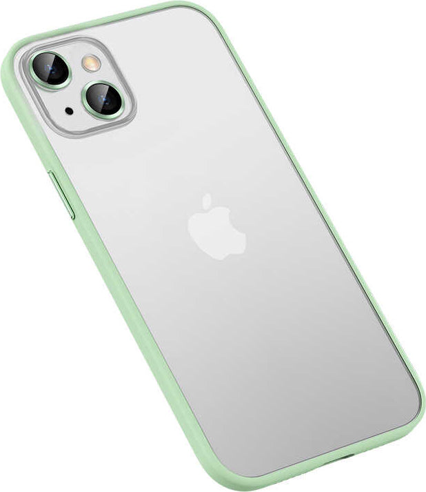 iPhone 13 Uyumlu Mnc Retro Kapak-Yeşil