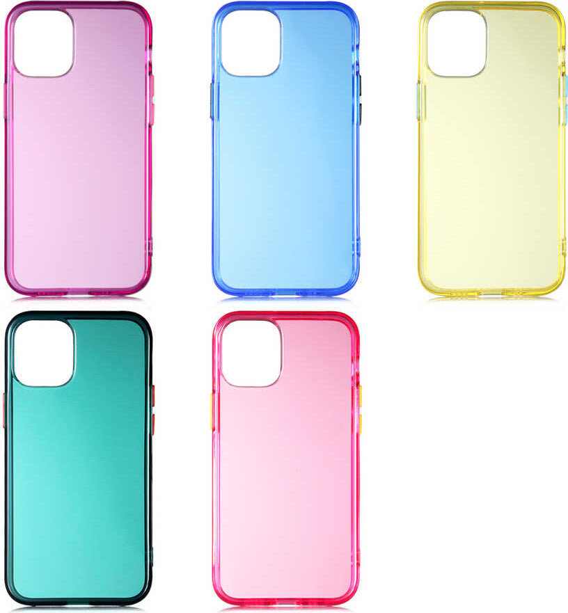 iPhone 12 Uyumlu Mnc Bistro Kapak-Pembe