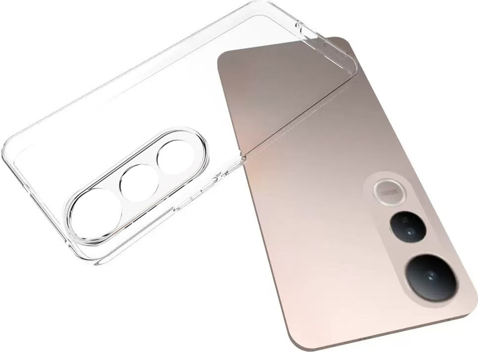 Vivo V50 Lite 4g Kılıf Mnc Süper Silikon Kapak - Şeffaf