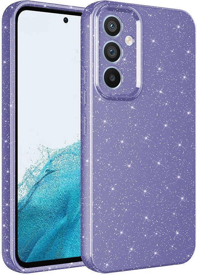 Rengareng Galaxy S25 Fe Kılıf Kamera Korumalı Simli Lüks Zore Koton Kapak - Beyaz