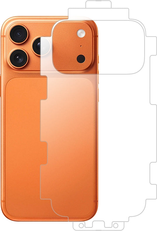 Rengareng iPhone 17 Pro Mnc Arka Zum Body Ekran Koruyucu - Şeffaf