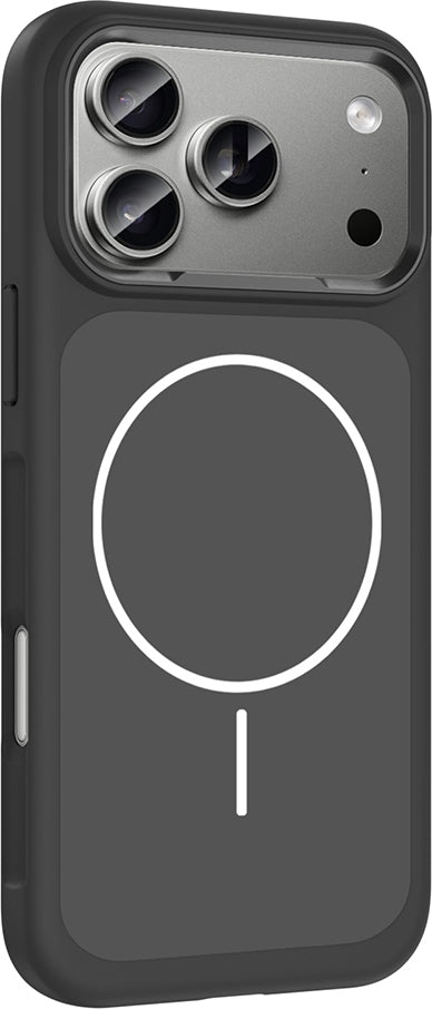 Rengareng iPhone 17 Pro Kılıf M-Safe Şarj Özellikli Metal Kamera Çerçeveli Mnc Sanremo Silikon Kapak - Turunc