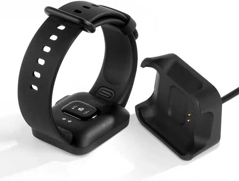 Rengareng Siyah Xiaomi Redmi Watch (Mi Watch Lite) USB Şarj Kablosu