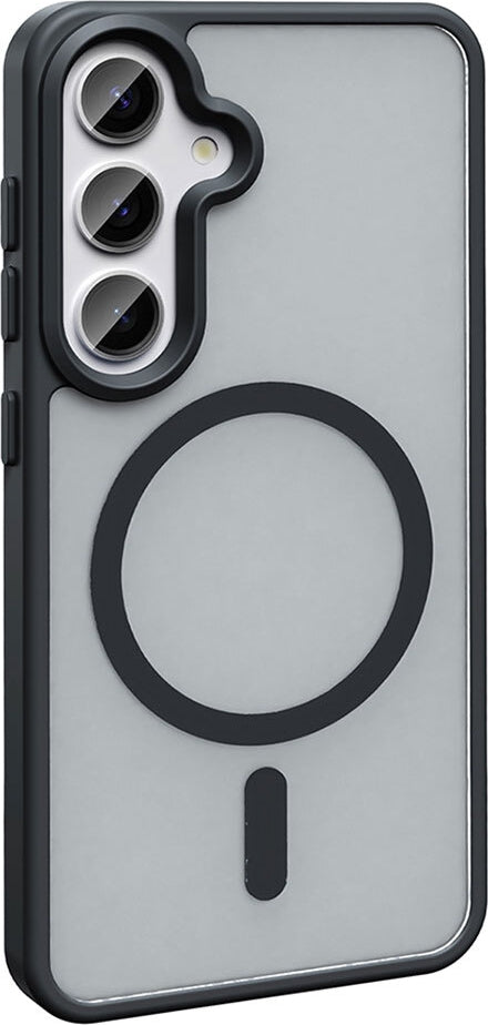 Rengareng Galaxy S25 Kılıf M-Safe Şarj Özellikli Mat Arka Yüzey Mnc Sio Kapak - Rose Gold
