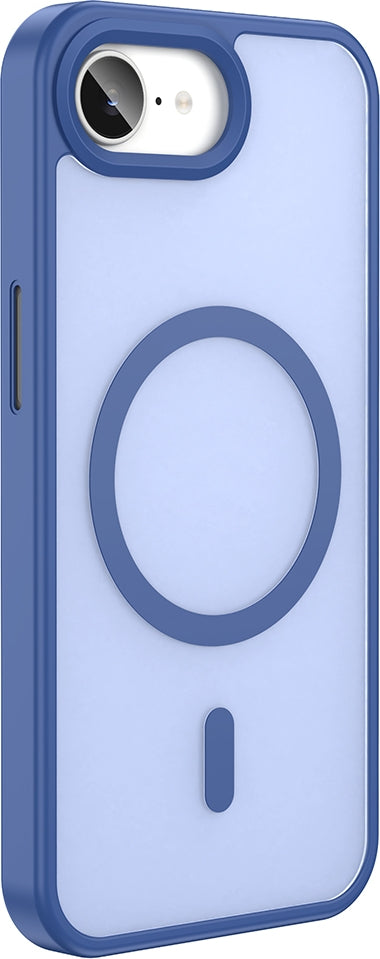 Rengareng iPhone 17E Kılıf M-Safe Şarj Özellikli Mat Arka Yüzey Zore Sio Kapak - Siyah