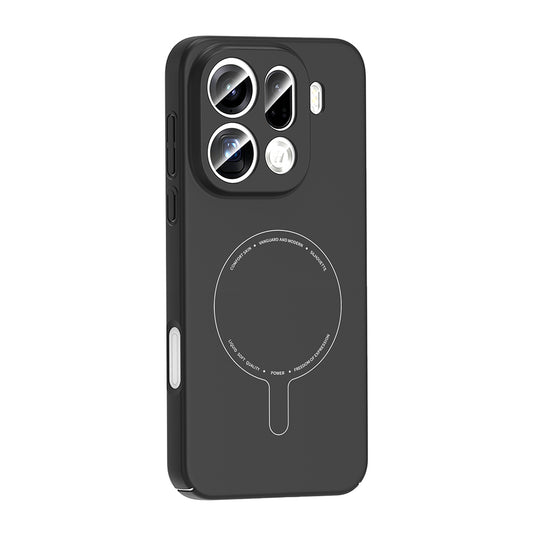 Find X9 Pro Kılıf M-Safe Şarj Özellikli Kamera Korumalı MNC Elio Sert PC Kapak - Siyah