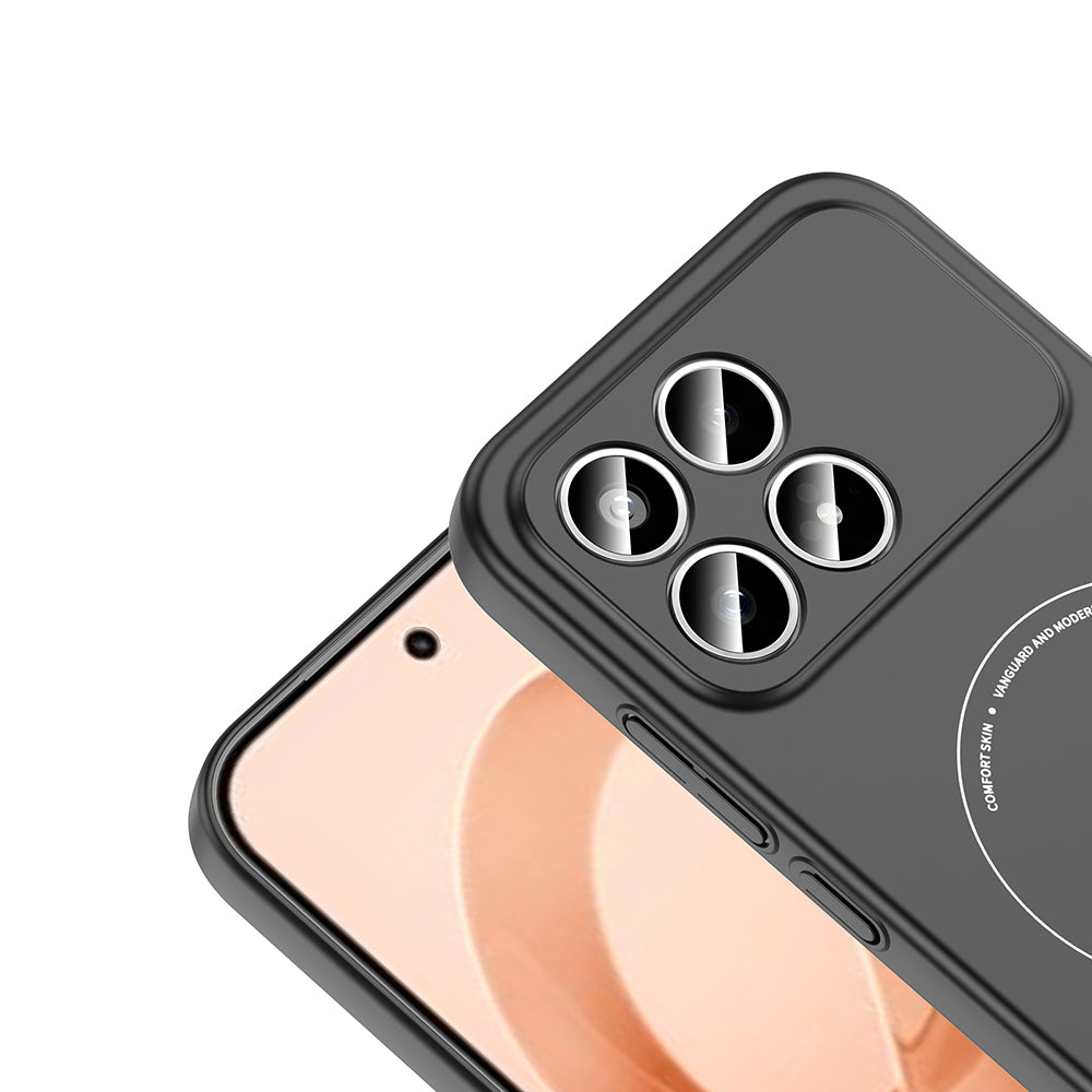 Poco F8 Pro Kılıf M-Safe Şarj Özellikli Kamera Korumalı MNC Elio Sert PC Kapak - Siyah