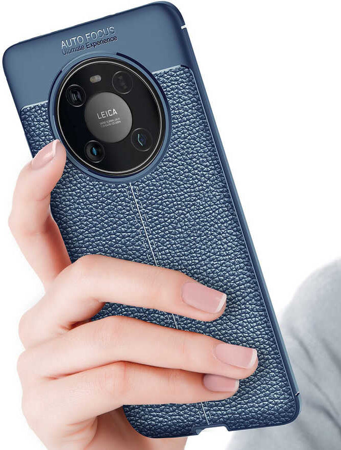 Huawei Mate 40 Pro Kılıf Mnc Niss Silikon Kapak-Kırmızı