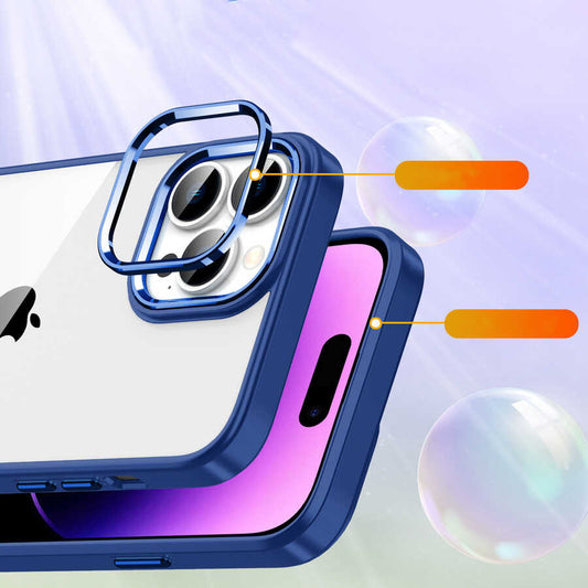 Apple iPhone 14 Pro Max Kılıf Mnc Flora Kapak-Lila