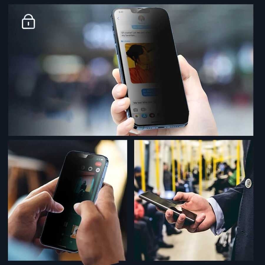 iPhone 15 Plus Hayalet Mnc Ekran Koruyucu Uyumlu Davin Privacy Seramik Mnc Ekran Filmi