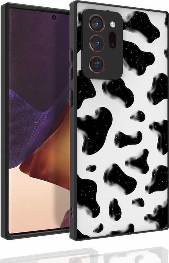 Galaxy Note 20 Ultra Kılıf Desenli Kamera Korumalı Parlak Mnc Nora Kapak-No2