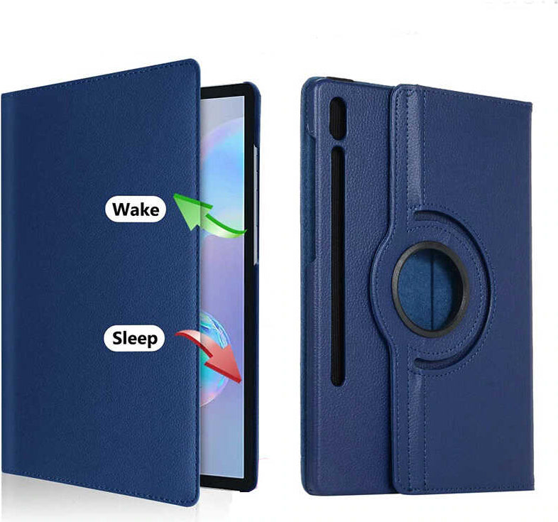 Galaxy Tab S7 Plus T970  Uyumlu Mnc Dönebilen Standlı Kılıf-Lacivert