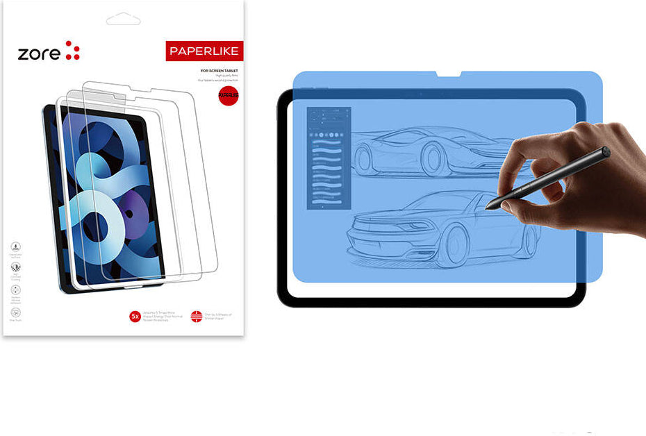 iPad Pro 11 2024 Uyumlu Mnc Paper-Like Ekran Koruyucu-Şeffaf