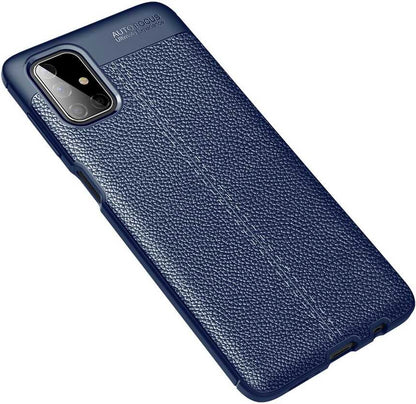 Galaxy M51 Kılıf Mnc Niss Silikon Kapak-Lacivert