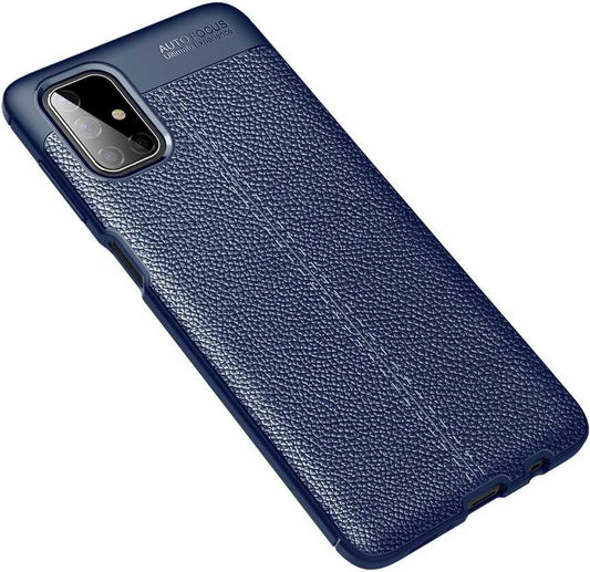 Galaxy M51 Kılıf Mnc Niss Silikon Kapak-Lacivert