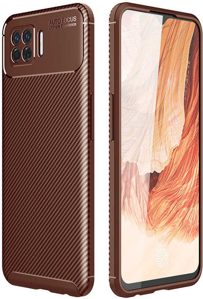 Oppo A73 Kılıf Mnc Negro Silikon Kapak-Kahverengi