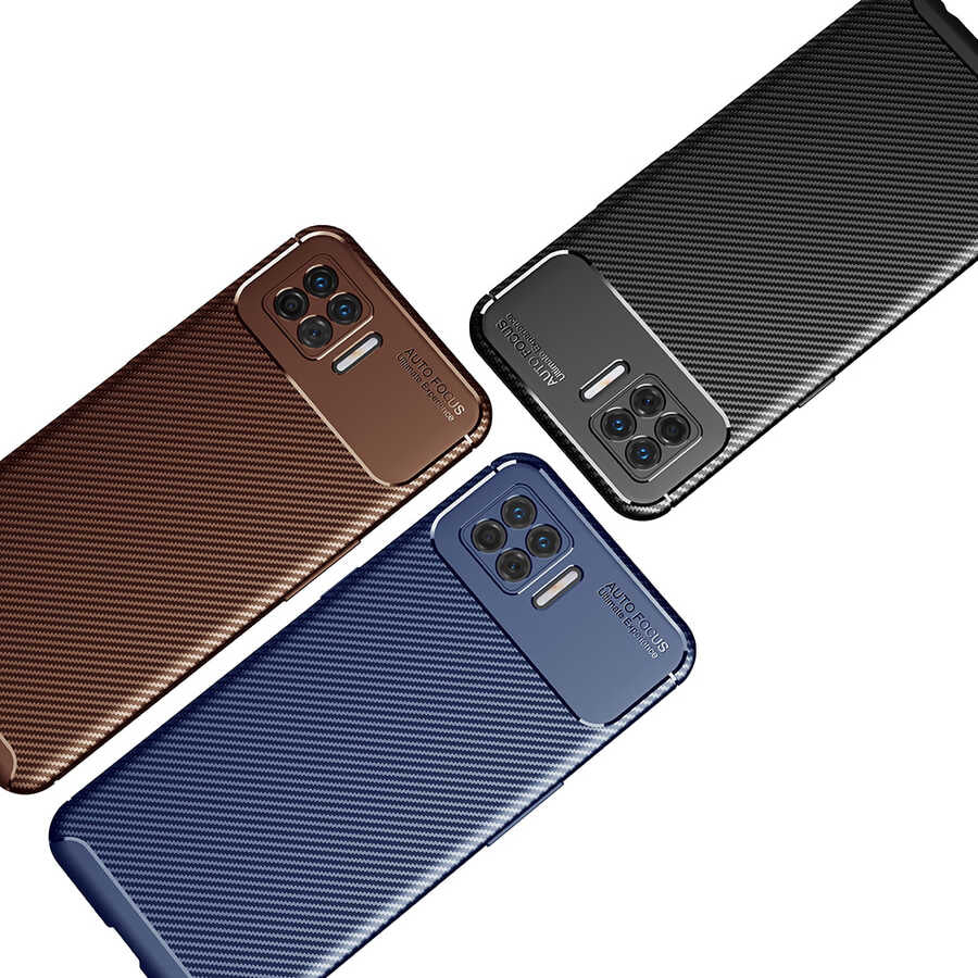 Oppo A73 Kılıf Mnc Negro Silikon Kapak-Kahverengi