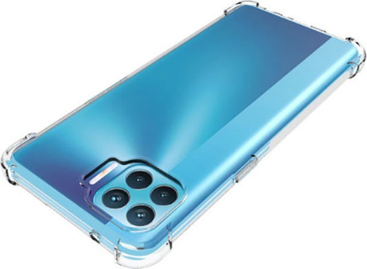 Oppo Reno 4 Lite Kılıf Mnc Nitro Anti Shock Silikon-Renksiz