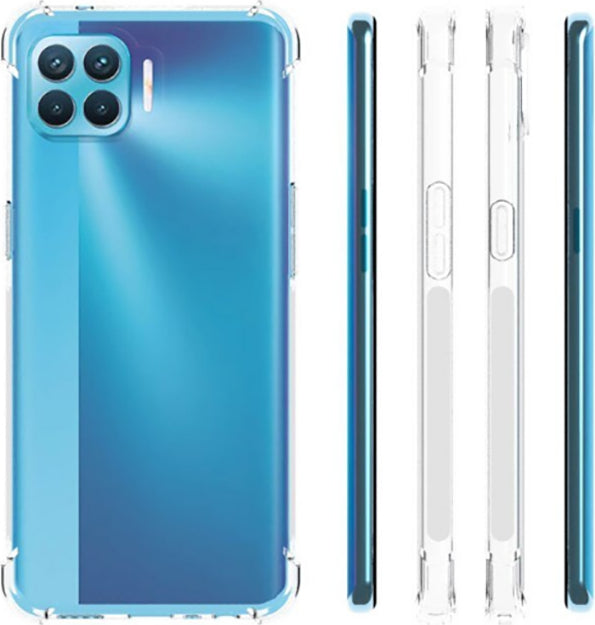 Oppo Reno 4 Lite Kılıf Mnc Nitro Anti Shock Silikon-Renksiz