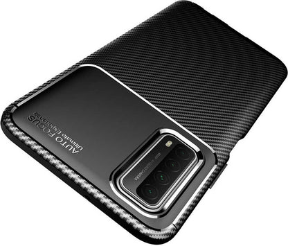 Huawei P Smart 2021 Kılıf Mnc Negro Silikon Kapak-Kahverengi