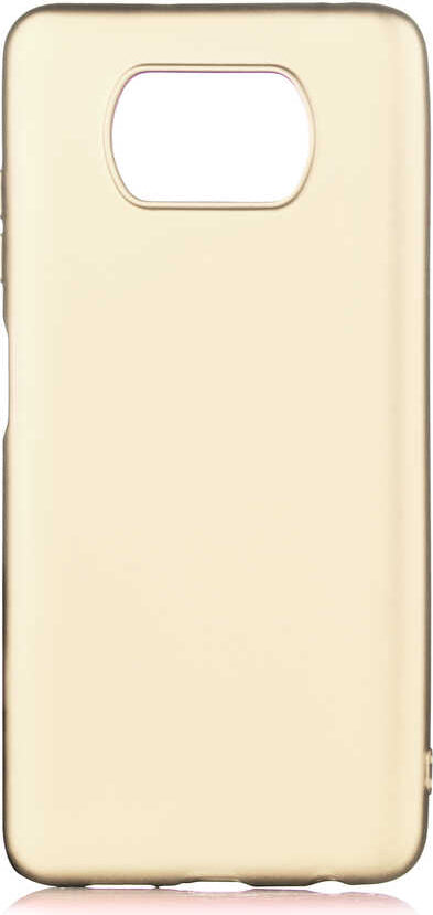 Xiaomi Poco X3 Kılıf Mnc Premier Silikon Kapak-Gold