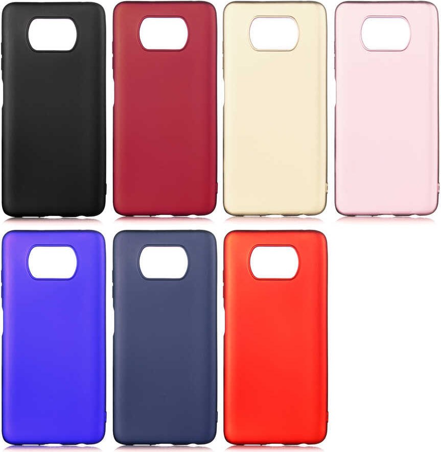Xiaomi Poco X3 Kılıf Mnc Premier Silikon Kapak-Gold