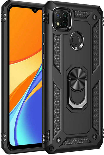 Xiaomi Redmi 9c Kılıf Mnc Vega Kapak-Siyah