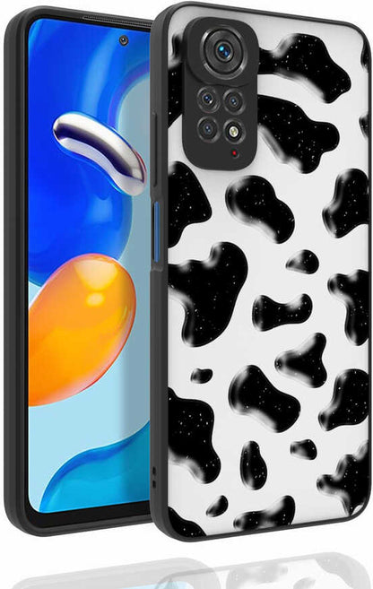 Xiaomi Redmi Note 11 Global Kılıf Desenli Kamera Korumalı Parlak Mnc Nora Kapak-No2
