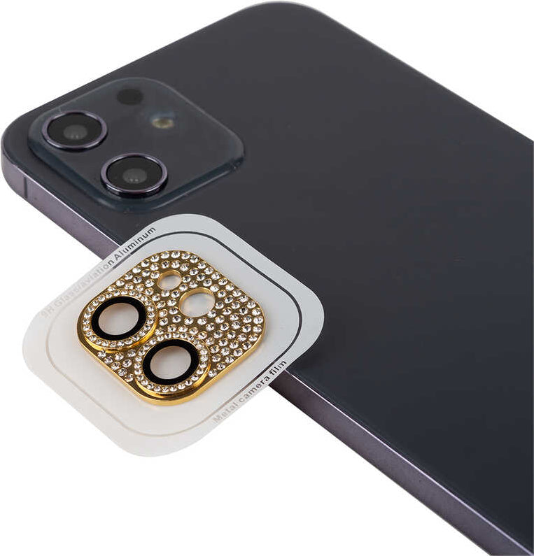 iPhone 11 Uyumlu Mnc Cl-08 Kamera Lens Koruyucu-Gold
