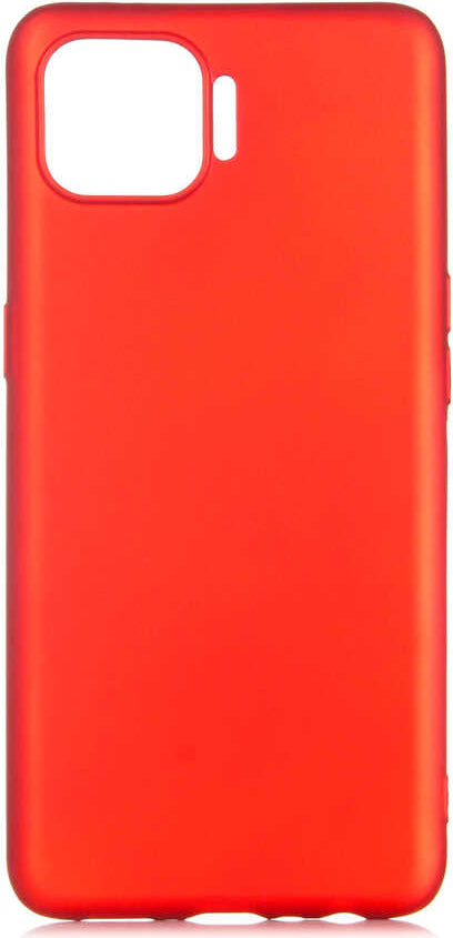 Oppo Reno 4 Lite Kılıf Mnc Premier Silikon Kapak-Kırmızı