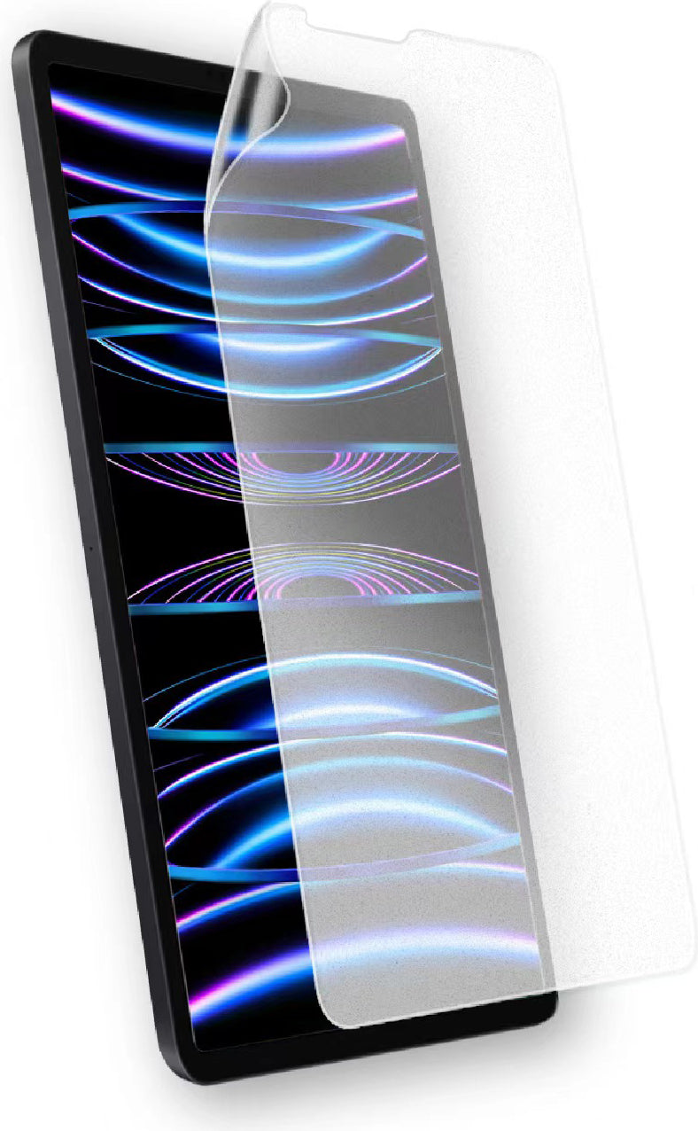iPad Pro 12.9 2021 (5.nesil) Kağıt Hisli Mat Uyumlu Davin Paper Like Tablet Ekran Koruyucu-Renksiz