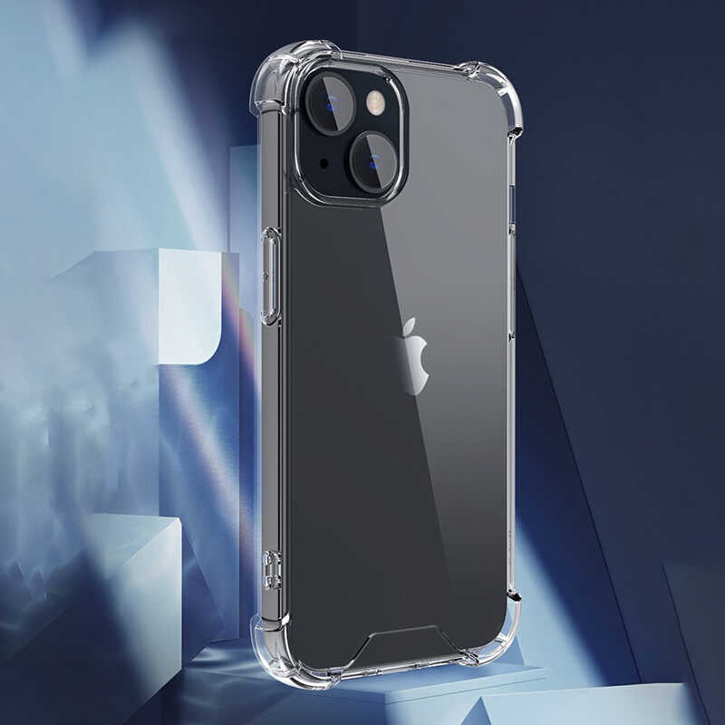 Apple iPhone 14 Kılıf Mnc Nitro Anti Shock Silikon-Renksiz