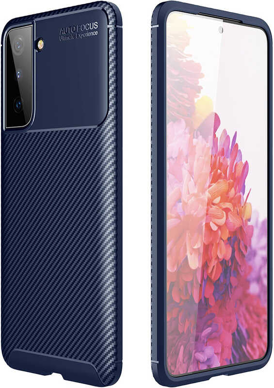 Galaxy S21 Kılıf Mnc Negro Silikon Kapak-Lacivert