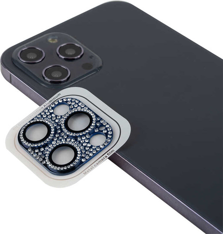 iPhone 11 Pro Uyumlu Mnc Cl-08 Kamera Lens Koruyucu-Mavi