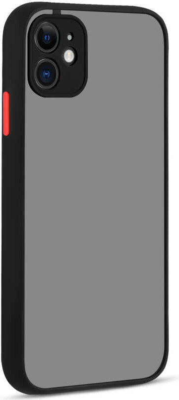 iPhone 12 Kılıf Mnc Hux Kapak-Siyah