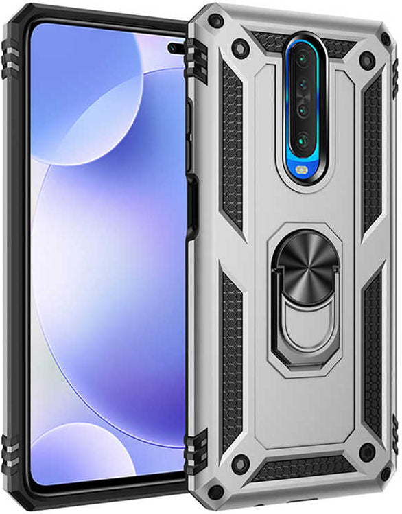 Xiaomi Poco X2 Kılıf Mnc Vega Kapak-Gri