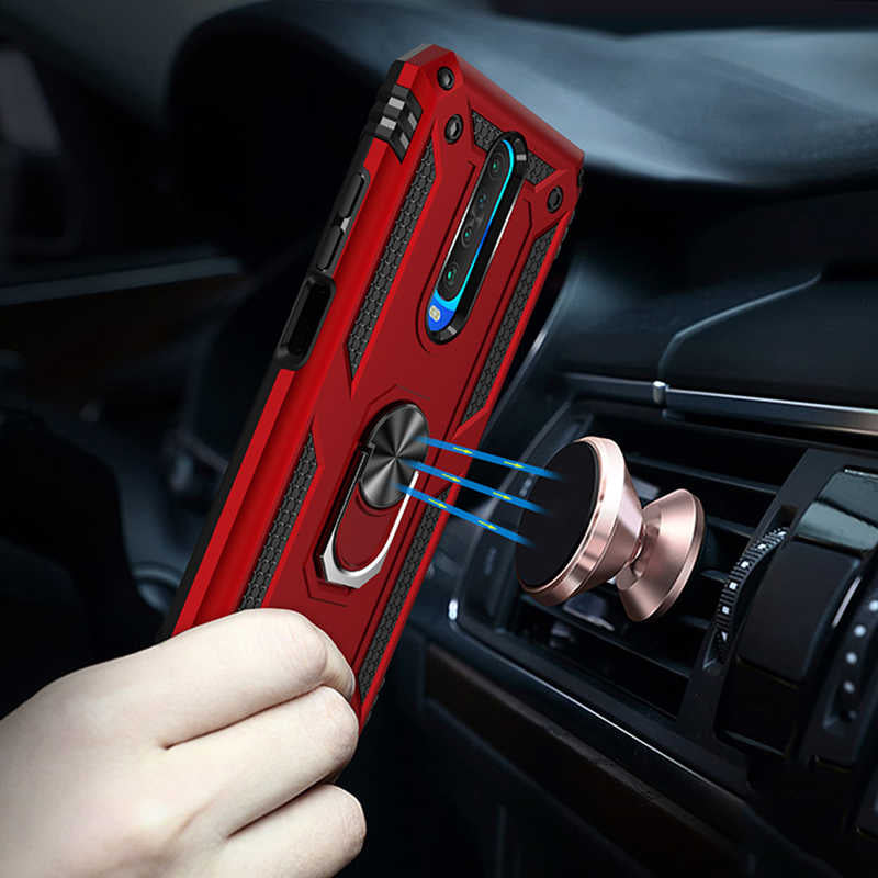 Xiaomi Poco X2 Kılıf Mnc Vega Kapak-Gri