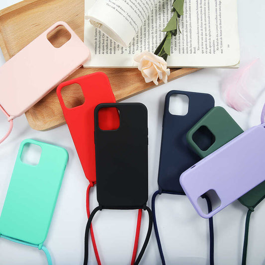 iPhone 12 Kılıf Mnc Ropi Kapak-Pembe Açık