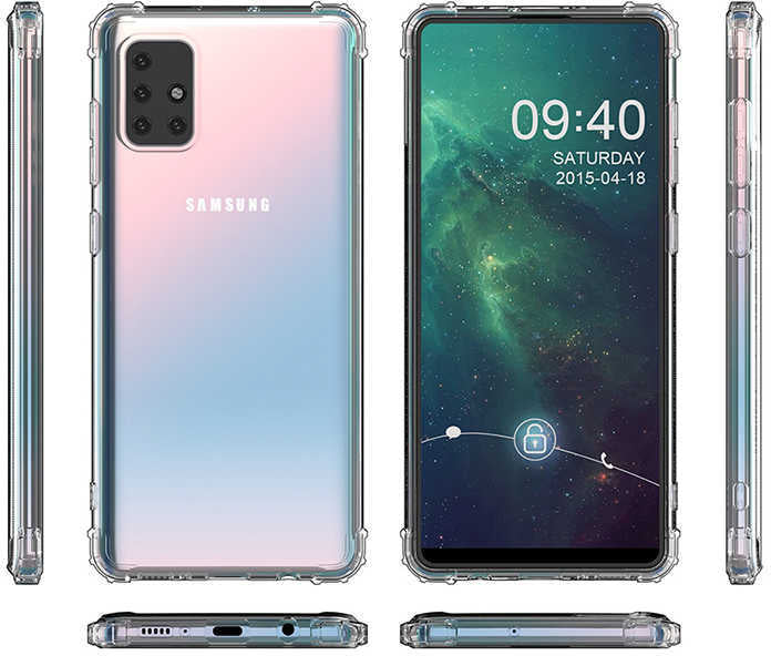 Galaxy M31S Kılıf Mnc Nitro Anti Shock Silikon-Renksiz